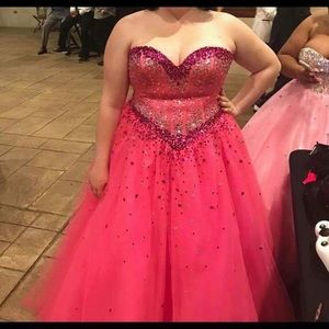 Pink Size 16 Prom dress